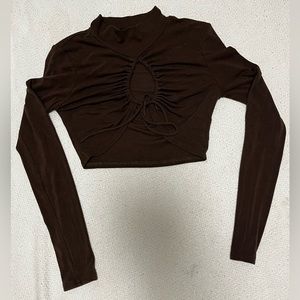 WHITEFOX Keyhole Long Sleeve